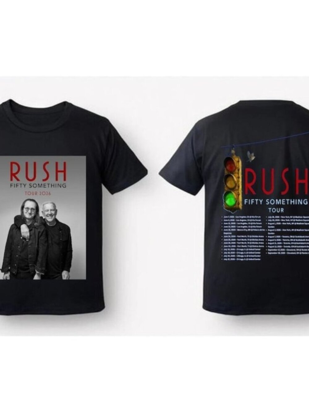 Rush Extends 2026 Fifty Something Tour Unisex T-Shirt